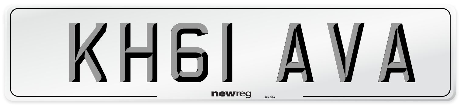 KH61 AVA Number Plate from New Reg